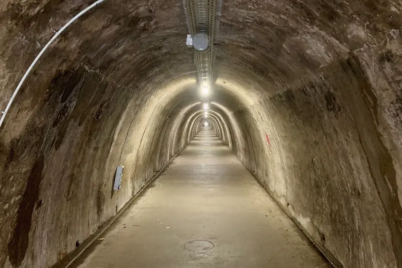 Im Grič-Tunnel unter der Zagreber Oberstadt