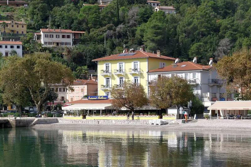 The seafront in Opatija on the Kvarner coast