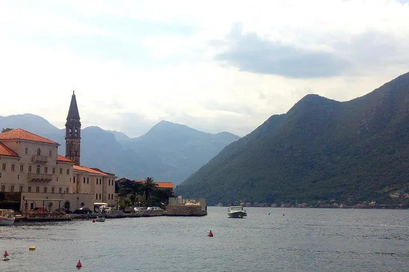 Perast an der Bucht von Kotor, Montenegro