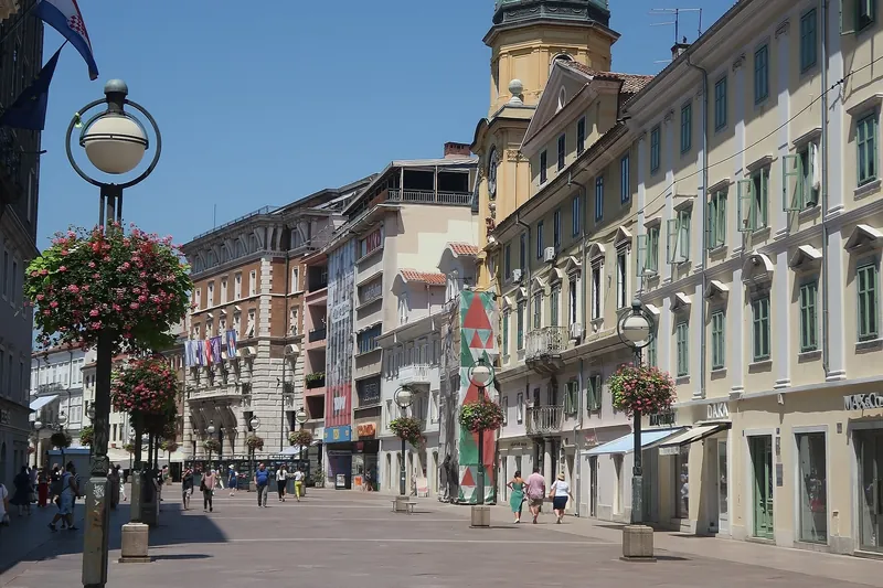 The Korzo, Rijeka’s main pedestrian street