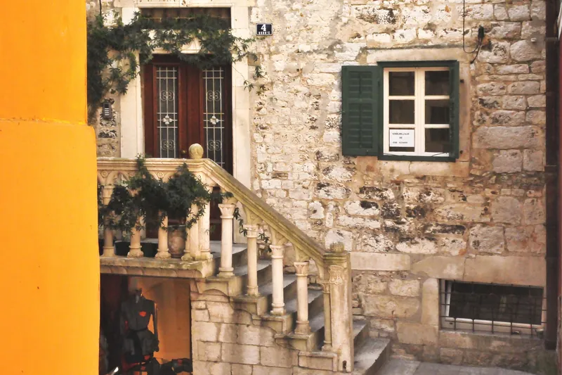 Stone houses in Šibenik old town