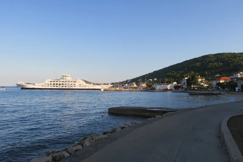 A Jadrolinija ferry at Preko on the island of Ugljan, near Zadar